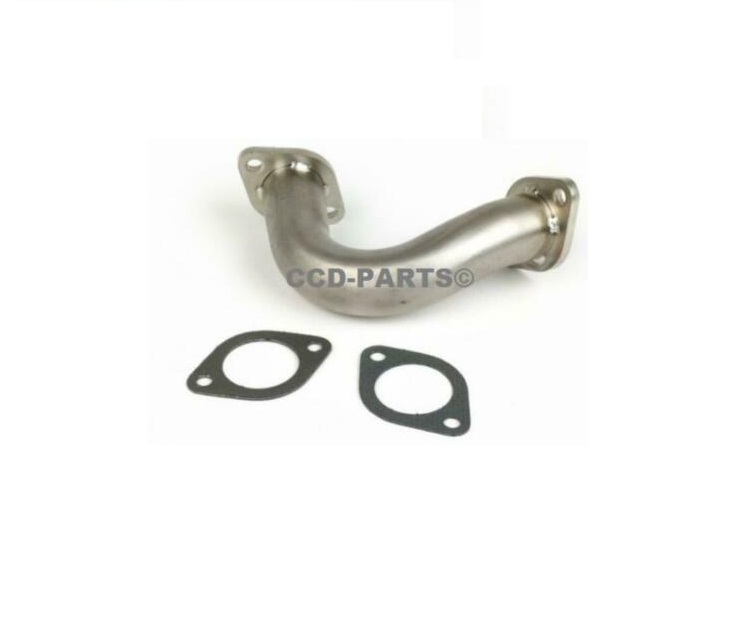 Gilera Runner RVS bocht uitlaatbocht 125cc 180cc 2Takt race voorbocht