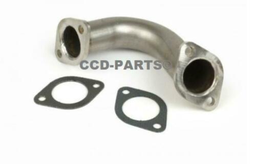 Gilera Runner RVS bocht uitlaatbocht 125cc 180cc 2Takt race voorbocht - Afbeelding 2