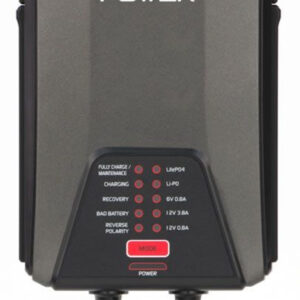 Acculader met microprocessor voor laden van alle 12V accu's