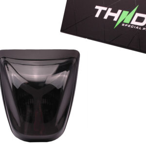 Achterlichtunit met dagrijverlichting in zwart / smoke / getint met mat zwarte rand | Vespa Primavera / Sprint