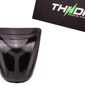 Achterlichtunit met dagrijverlichting in zwart / smoke / getint met mat zwarte rand en SQ = sequentieel (Audi / Lexus lopende / flow / dynamic lichten) | Vespa Primavera / Sprint