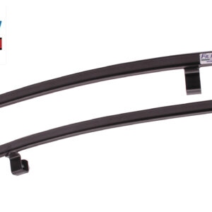 Achtervalbeugelset FA Italia Mat Zwart Ovaal | Vespa Primavera / Sprint