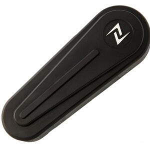 Aluminium CNC-gefreesde cover voor swingarm / schommelarm in geanodiseerd zwart | Vespa Sprint / Primavera (nieuw model voorvork / -'18)