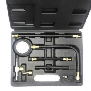 9-delige brandstofdrukmeter/-tester voor benzine injectie systeem (EFI)