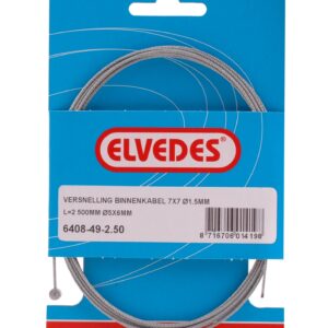 Binnenkabel voor gas / versnelling (o.a. bromfiets / scooter) / 19-draads / diameter 1