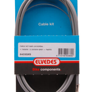 Complete kabel universeel voor gas (o.a. bromfiets / scooter) / 19-draads / diameter 1