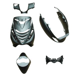 Beplatingsset Mat Grijs | Passend op Piaggio Zip 2000 / Zip SP / Zip 4T - Heeft SP-neus