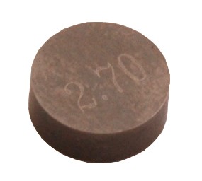 Klepstelplaatje Yamaha - Piaggio - Honda | 1,95mm