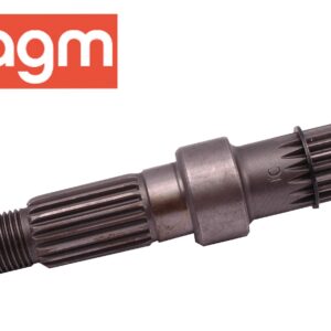 Korte uitgaande / wiel as voor motorblok 10"