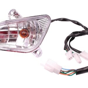 Richtingaanwijzer unit compleet rechts achter | Div. Chinese LX-imitatie scooters | IVA Lux - BTC Riva 1 - Turbho RL-50 / RL50S - VOM Venice - AGM VX - Benelli - Berini Napoli - Boatian - Santini Capri - LaSouris Vespelini