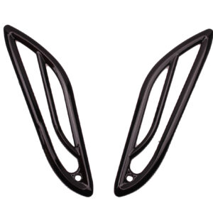 Inleg / cover in zwart / smoke / getint voor over richtingaanwijzers | Vespa Primavera / Sprint