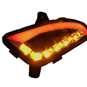 Richtingaanwijzerset compleet achterzijde LED met DRL| Div. Chinese LX-imitatie scooters | IVA Lux - BTC Riva 1 - Turbho RL-50 / RL50S - VOM Venice - AGM VX - Benelli - Berini Napoli - Boatian - Santini Capri - LaSouris Vespelini