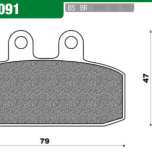 NEWFREN FD 0091 APRILIA TUAREG 1987 VOOR - MOTORHISPANIA RX50 RACING 2000 VOOR