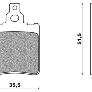 NEWFREN FD 0103 APRILIA TUAREG 50 VOOR - RX50 VOOR - BETA KR50 VOOR - ADVENTURE VOOR - FANTIC OASIS VOOR - SPORT 125 HP1 VOOR