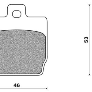 NEWFREN FD 0251 MALAGUTI F12 R 50 PHANTOM LC 2007-10 ACHTER - MBK NITRO ACHTER - YAMAHA AEROX 50 LC 1997 ACHTER - SLIDER 2000 VOOR