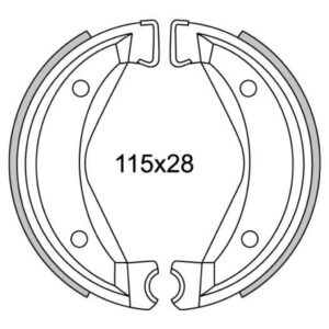 NEWFREN GF 1295 115X28MM ZUNDAPP 50 VELOCITA VOOR & ACHTER