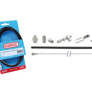 Complete kabel universeel voor achterrem / trommelrem (o.a. fiets) / 19-draads / diameter 1