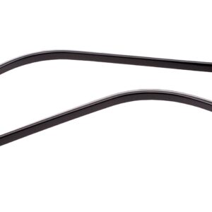 Sierlijst / sierstrip / zijstrips voor treeplank / voetenplaat (2-delig) in glans zwart (stylingkit / -set) | Vespa Primavera / Sprint