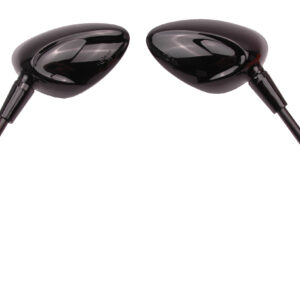 Lange spiegels (L+R) in glans zwart | Vespa Primavera / Sprint