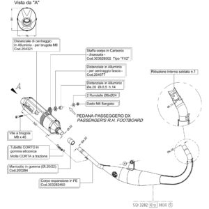 Uitlaat LV Yamaha TZR 50 ('03-'16) - MBK X-Power 50 ('03-'16)