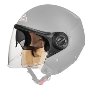 Zilveren spiegelvizier