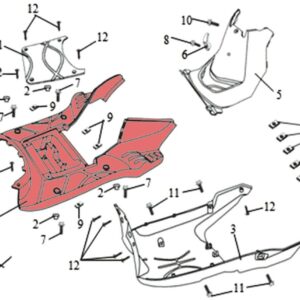 Treeplaat / treeplank / voetenplank / voetenplaat Sym Orbit 2 / X-pro