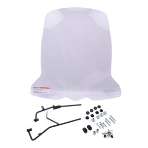 Hoog helder windscherm compleet met beugels / montageset | Kymco Agility 10" / Agility 12"