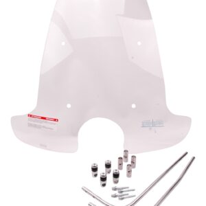 Hoog helder windscherm compleet met beugels / montageset | Peugeot Django