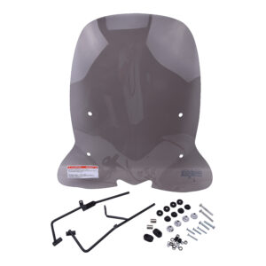 Hoog getint windscherm compleet met zwarte beugels / montageset | Sym Orbit 1 / Orbit 2 / Symply