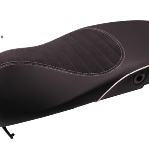 Zadel met witte lijn en alcantara | Vespa Sprint Sport 2017