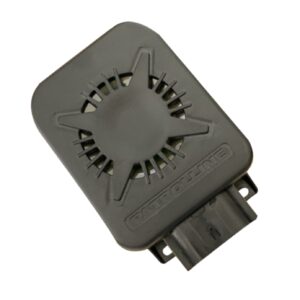 Elektronisch alarm systeem Patrolline met twee afstandsbedieningen en startonderbreker. Juiste kabelboom los bijbestellen voor montage.