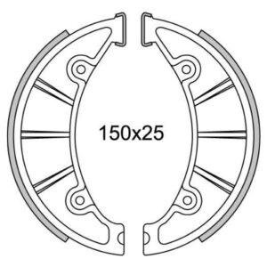 NEWFREN GF 1084 150X25 ZUNDAPP KS50 SPORT VOOR - KS50 SUPER SPORT VOOR - KS100 VOOR
