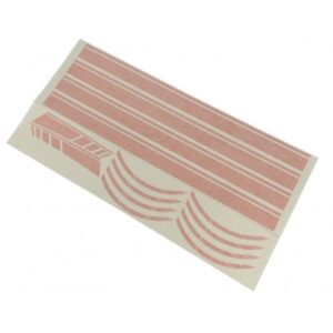 Stickerset Piaggio Zip SP AMG look14-delig Zip 2000 Rood.