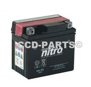 Accu NITRO YB5L-B-WA 12V 5Ah (met zuurpakket)