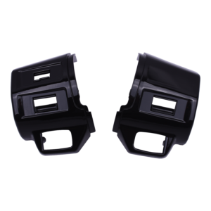 Kappen voor stuur-/lichtschakelaar links + rechts in glans zwart (stylingkit / -set) | Vespa Primavera 4T 3V iGET ('18-) / Sprint 4T 3V iGET ('18-)