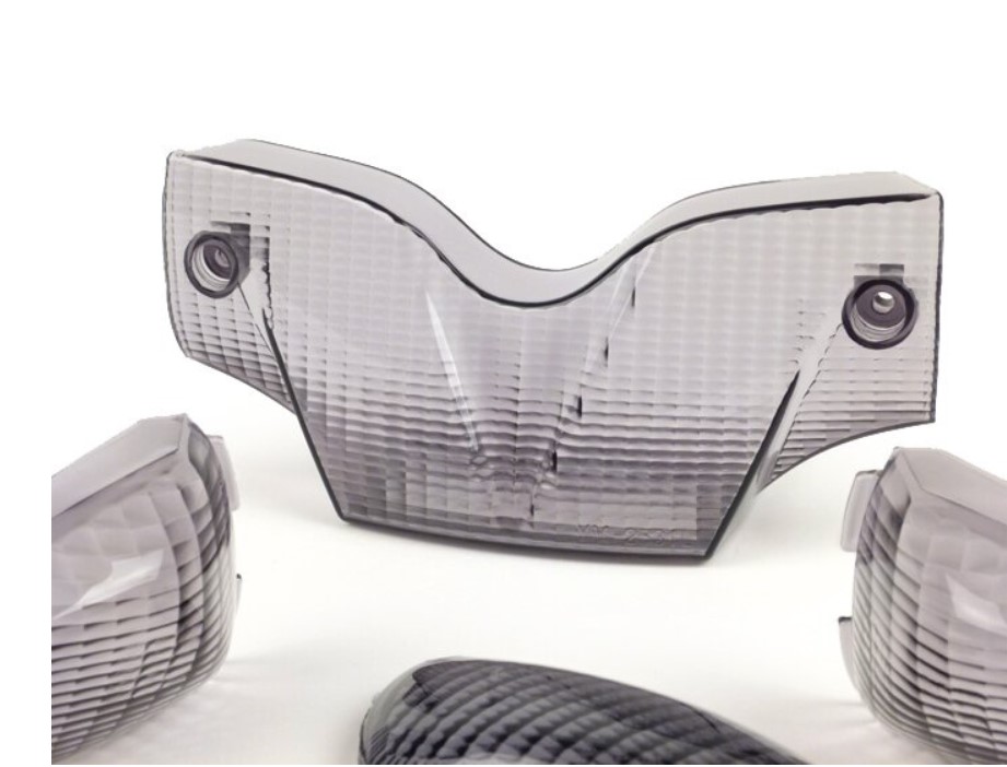 Smoke glazen set Runner knipperlichtset 50cc 125cc 180cc 200cc oud model