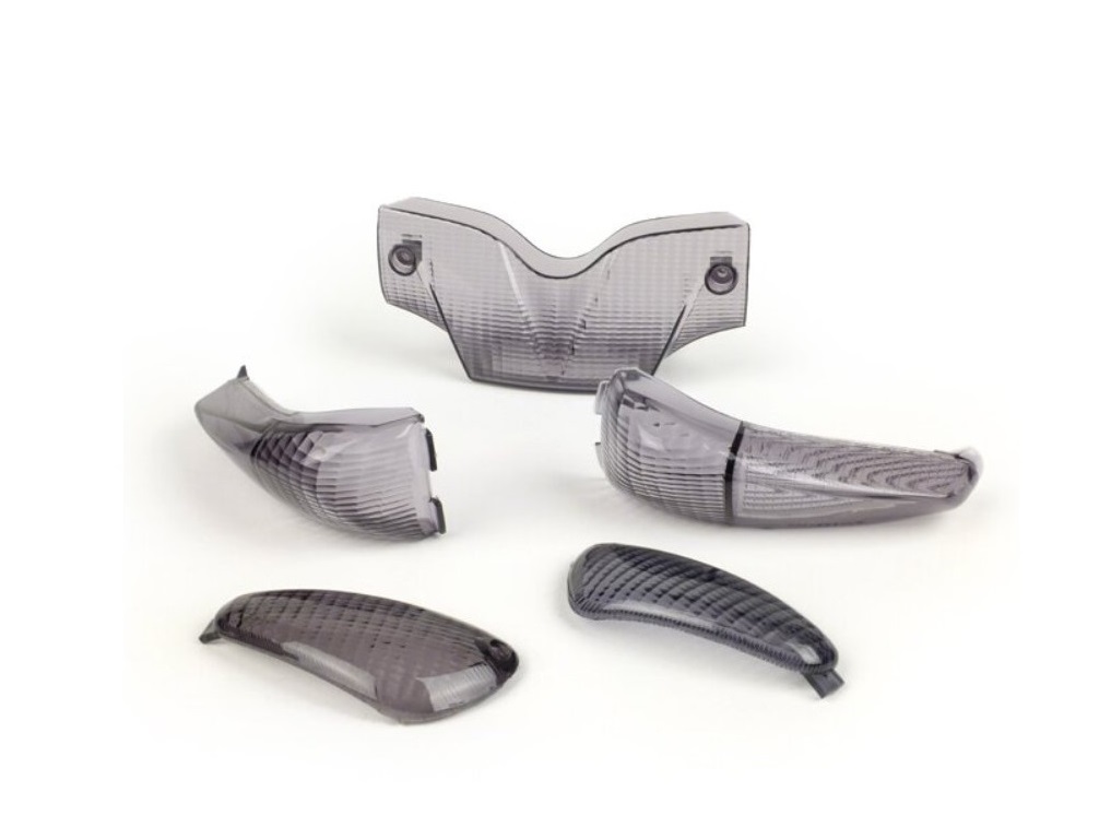 Smoke glazen set Runner knipperlichtset 50cc 125cc 180cc 200cc oud model