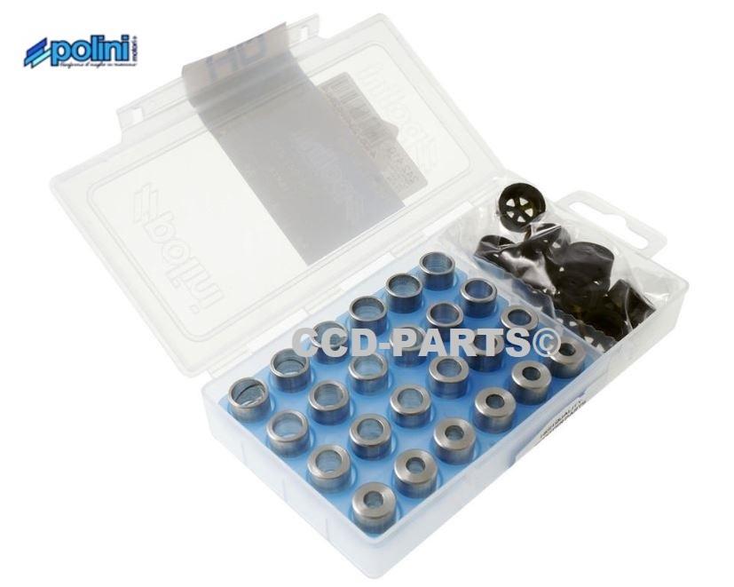 Rollen afstelset Polini 19x15,5mm 3.5 / 4.0 / 4.5 / 5.0 gram