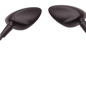 Lange spiegels (L+R) in mat zwart | Vespa Primavera / Sprint