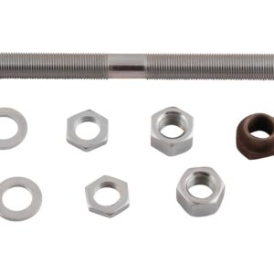 Voorwielas compleet met cone M11x200mm | Vespa Ciao / Citta / Bravo / Si