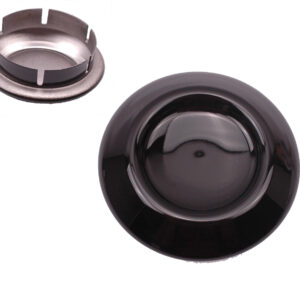 Dop voor in voorwiel in glans zwart (stylingkit / -set) | Vespa Primavera / Sprint