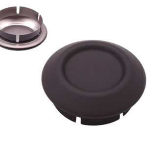 Dop voor in voorwiel in mat zwart (stylingkit / -set) | Vespa Primavera / Sprint