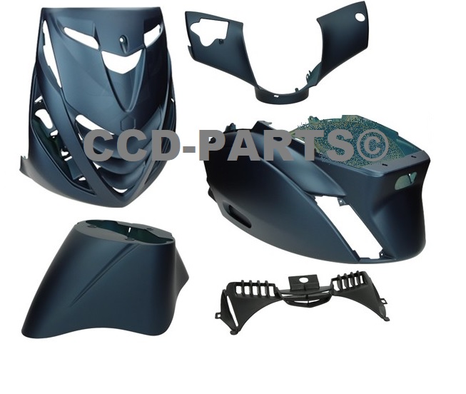 Piaggio zip SP 2000 mat blauw kappenset