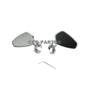 Italjet Dragster first edition bar-end spiegels set mirrors 125cc 200cc CNC Chrome
