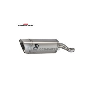 Italjet Dragster  first edition Akrapovic slip on uitlaat uitlaatdemper Race model  125cc 200cc