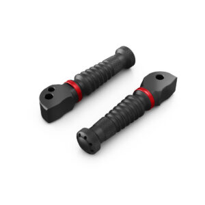 Voetsteunset Achter Gillis Tooling Zwart-Rood Yamaha tmax 560 T-Max 530 2017->2021