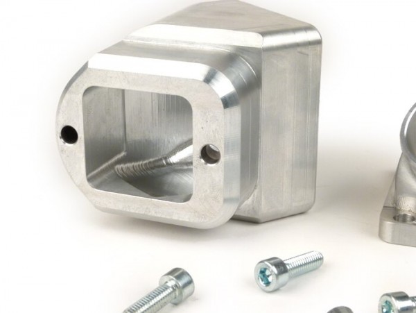 Inlaat MMW aluminium CNC Piaggio 2stroke 36mm - Afbeelding 2