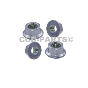 Cilinderkopmoer cilindertapeindmoer set van 4st. M8 zonder kartels 125cc 180cc LC