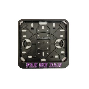 Kentekenplaathouder custom PAK ME DAN bromfiets snorfiets vierkant