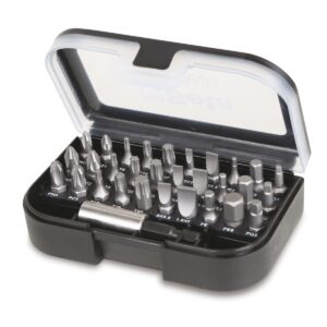 <p>30-delig bitset met magnetische bithouder in kunststof bewaarbox.<br /><br />861LP Sleuf 0